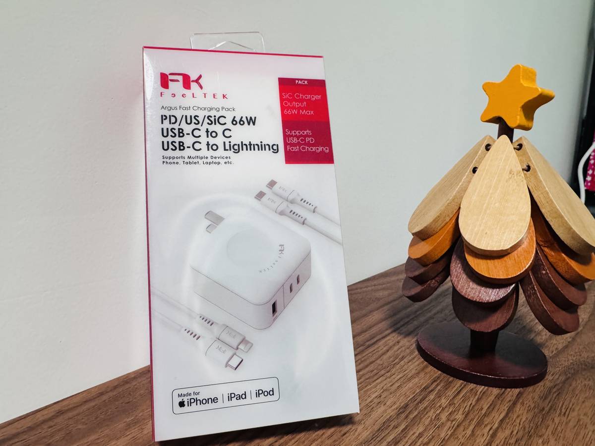 FeeltekFTK 66W 附雙線 PD快充組